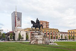 Tirana, the capital city of Albania