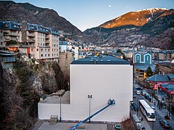 Andorra la Vella, the capital city of Andorra, l rm