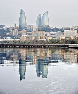 Baku, the capital city of Azerbaijan, 1953c