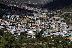 Thimphu, the capital city of Bhutan, vom buddha dordenma gje