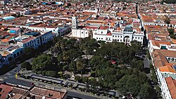 Sucre, the capital city of Bolivia, square