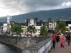 Moroni, the capital city of Comoros, harbour