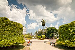 Havana, the capital city of Cuba, aerial