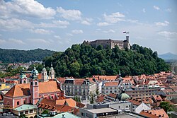 Ljubljana, the capital city of Slovenia