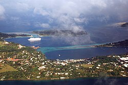 Port Vila, the capital city of Vanuatu, bain de noël