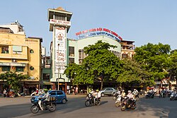 Hanoi, the capital city of Vietnam, main gate temple literature