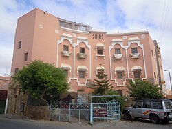 El Aaiún, the capital city of Western Sahara, edificio de el