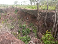 Landscape in Benin, kplokedji ewe ketou