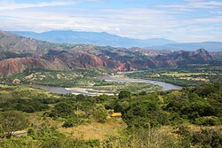 Landscape in Colombia, río magdalena