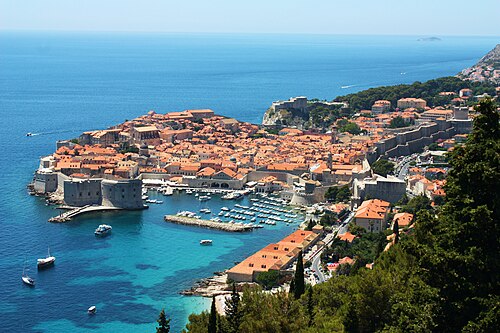 Landscape in Croatia, dubrovnik june