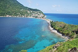 Landscape in Dominica, calibishie