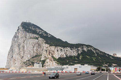 Landscape in Gibraltar, aeropuerto dd