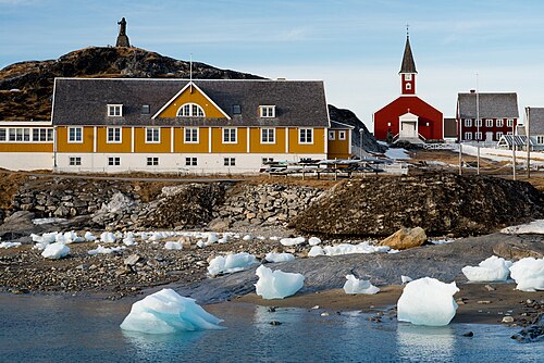 Landscape in Greenland, nuuk