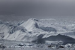 Landscape in Greenland, artic scenic icebergs baffin bay disko bay buiobuione