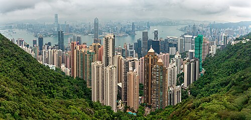 Landscape in Hong Kong, victoria peak1