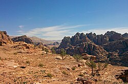 Landscape in Jordan, p264 aqaba mountains