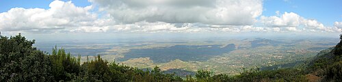 Landscape in Malawi, mountain close to nsalema mangochi