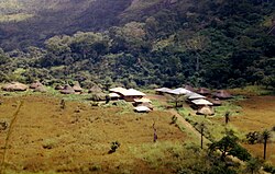 Landscape in Sierra Leone, village kakoya koya west africa