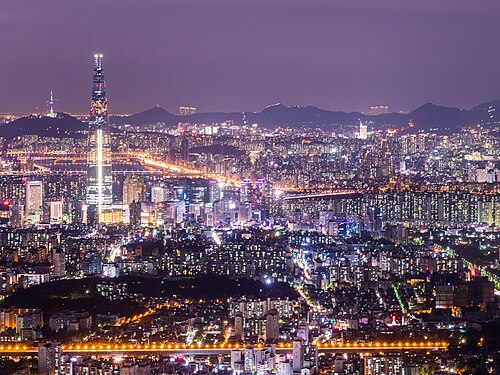 Landscape in South Korea, seoul