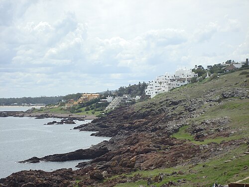 Landscape in Uruguay, punta ballena
