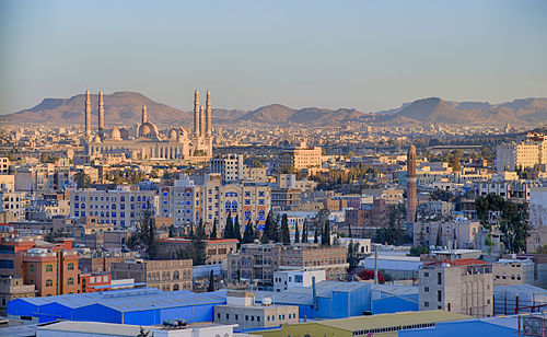 Landscape in Yemen, sanaa hdr