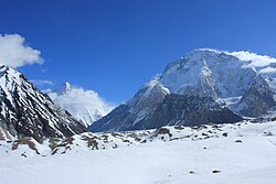 The mountain K2, broad peak k2