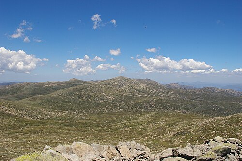 The mountain Mount Kosciuszko, townsend