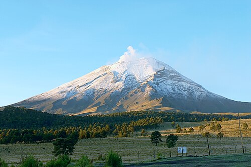 The mountain Popocatépetl, popocatepetl