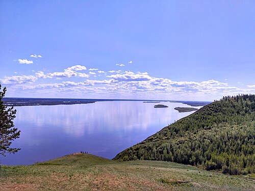 The river Lena, tabaginsky cliff